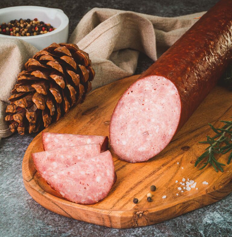 Anschnitt einer Wild-Salami